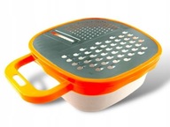 Tarka szatkownica z pojemnikiem do warzyw owoców sera