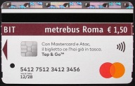 Bilet > Komunikacja miejska - Rzym ~ 1,50 euro