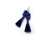 KOLCZYKI SUTASZ chabrowe chwost 100% hand made