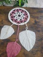 Makrama boho łapacz snów mandala prezent