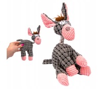 ZABAWKA dla Psa maskotka Osioł piszcząca SZARPAK DO GRYZIENIA OSIOŁEK