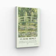 Obraz na Płótnie 40x70cm Claude Monet Impresjonizm Malarstwo Klasyka Hit