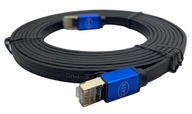 Kabel sieciowy LAN ETHERNET PŁASKI RJ45 S/STP CAT8 3M