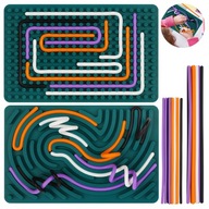 ZABAWKA SENSORYCZNA SILIKONOWA EDUKACYJNA ADHD AUTYZM + TORBA ZESTAW