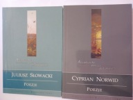 Poezje Juliusz Słowacki + Poezje Cyprian Norwid Arcydzieła 2 książki