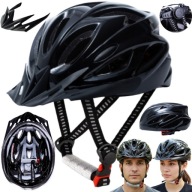 KASK NA ROWER ROLKI MĘSKI DAMSKI Z DASZKIEM SZOSOWY MTB REGULOWANY 54-62cm
