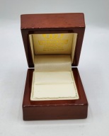 PUDEŁKO drewniane na PIERSCIONEK - IAM GALLACHER