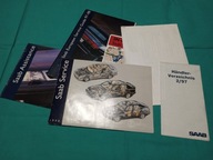 SAAB 9-5 95 Książka Gwarancyjna / Serwisowa 1998 komplet