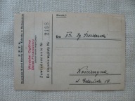 BYDGOSZCZ PKP DYREKCJA KOLEI HERBY NOWE-GDYNIA ZAWIADOMIENIE 1939