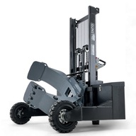 Wózek paletowy podnośnikowy elektryczny TERENOWY z chwytakiem do bel WP150