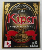 ETYKIETA PIWO KIPER REGIONALNY BROWAR SULIMAR PIOTRKÓW TRYBUNALSKI