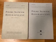 Polski Słownik Biograficzny 2 zeszyty 124 i 147