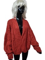 Copenhagen Luxe SWETER kardigan moher wełna M/L