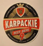 ETYKIETA - KARPACKIE - BEER BIERE - WYŚMIENITE TRADYCYJNE