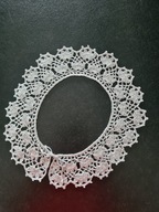 Kołnierzyk robiony na szydełku