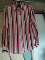 TOM TAILOR KOSZULA MĘSKA BAWEŁNIANA W PASKI Z DŁUGIM RĘKAWEM R.M