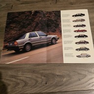 Saab USA program 900 i 900 Turbo 9000 I 9000 Turbo 1989 folder prospekt