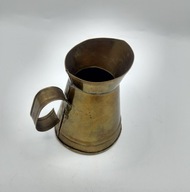 mały miedziany dzbanuszek z rączką, STARY fajny !
