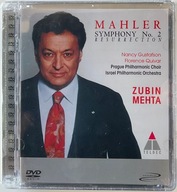 SYMPHONY NO. 2 (RESURRECTION) MAHLER ZUBIN MEHTA DVD Audio 5.1