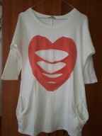 Bluzka biała roz 164