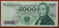 PRL 5000 zł 1982 CM 0900199 Stan unc