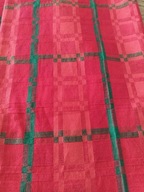 Obrus lniany skandynawskie cacko wyrazisty dwustronny serweta 130x270