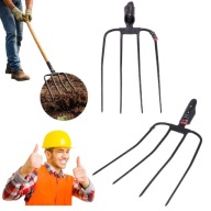 WIDŁY OGRODNICZE GOSPODARCZE DO OBORNIKA SOLIDNE BEZ TRZONKA 4 ZĘBY