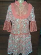 Sukienka Danity M 40 42 kwiaty koronkowa nowa