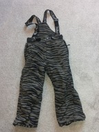 SURFANIC zimowe SPODNIE narciarskie 104 cm 4-5 lat odblaski chłopiec