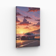 Obraz 30x40cm BMW E30 M3 Auto Klasyk Motoryzacja Sport Design Hit