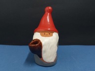 Ceramiczny świecznik figurka Mikołaj Vallis