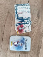 karty kraina lodu 2, frozen 2 ,puszka + 50 różnych kart