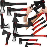 ZESTAW 3 SIEKIER ROZŁUPUJĄCYCH Z TRZONKAMI FIBERGLASS MAPOWER + OSTRZAŁKA