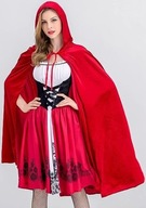 SEXY CZERWONY KAPTUREK Strój Kostium CZERWONEGO KAPTURKA Przebranie XL L/XL