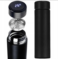 KUBEK TERMICZNY SMART LED 500ML WSKAŹNIK TEMPERATURY TRZYMA CIEPŁO TERMOS