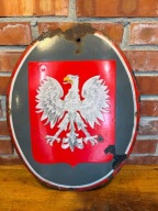 Godło Polski, Orzeł bez korony, antyk, gruba blacha