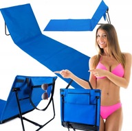 MATA PLAŻOWA Z OPARCIEM 2w1 SKŁADANY LEŻAK Turystyczny Mata + TORBA