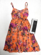Z625_KOLOROWA SUKIENKA/BOHO ROZM 46