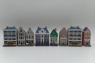 Kolekcjonerskie domki do makiety kolejowej Unikatowe kamienice z Amsterdamu