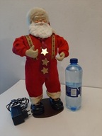ROCK SANTA ŚWIĘTY MIKOŁAJ DUŻY TAŃCZACY KOLEKCJONERSKI DEKORACJA WYSTAWOWY