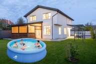 Ogromny basen rozporowy okrągły 240 x 240 cm