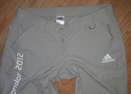 Szare spodnie trekkingowe Adidas London 2012 L