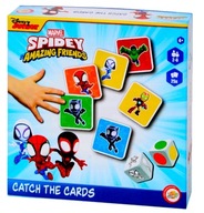 SPIDEY MARVEL Gra - Rzucaj szalone kostki i łap karty SZALONE KOSTKI