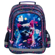 PLECAK SZKOLNY DLA DZIEWCZYNKI KLASA 1-3 Z KOTKIEM CATS DERFORM