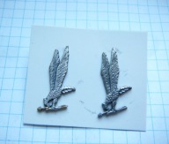 Odznaki GROM miniatura (piorun złoty i srebrny)