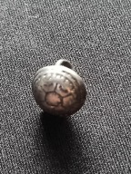 Stary guzik kontuszowy prawdopodobnie srebro oryginał