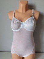 Śliczna markowa bielizna body M & S 07350 UK 36C EUR 80C z fiszniną