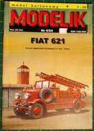 Modelik 6/2004 samochód pożarniczy FIAT 621
