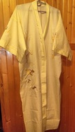 Żółte kimono narzuta szlafrok ma 50 lat nowy M L XL XXL 3XL