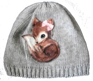 H&M CZAPKA CZAPECZKA LISEK J NOWA
